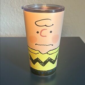 Charlie Brown Insulated Tumbler - Yellow and Black